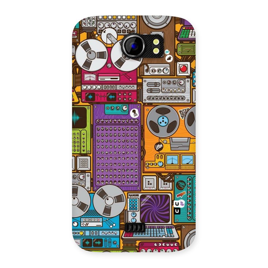 Music Decks Back Case for Micromax Canvas 2 A110