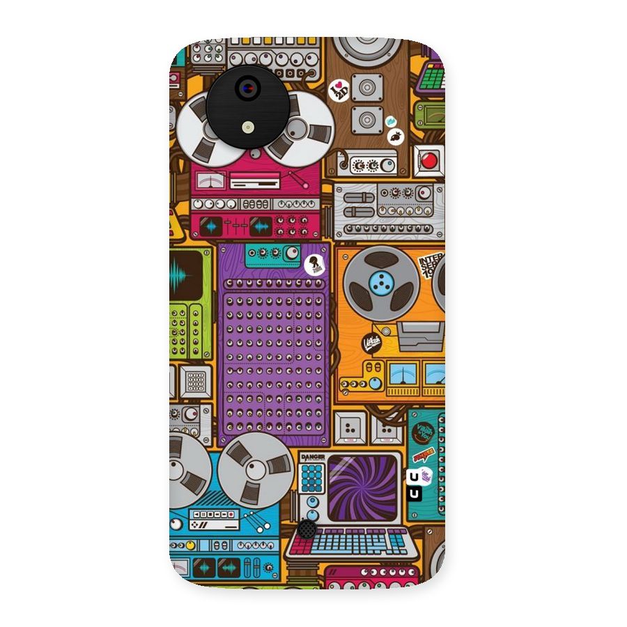 Music Decks Back Case for Micromax Canvas A1
