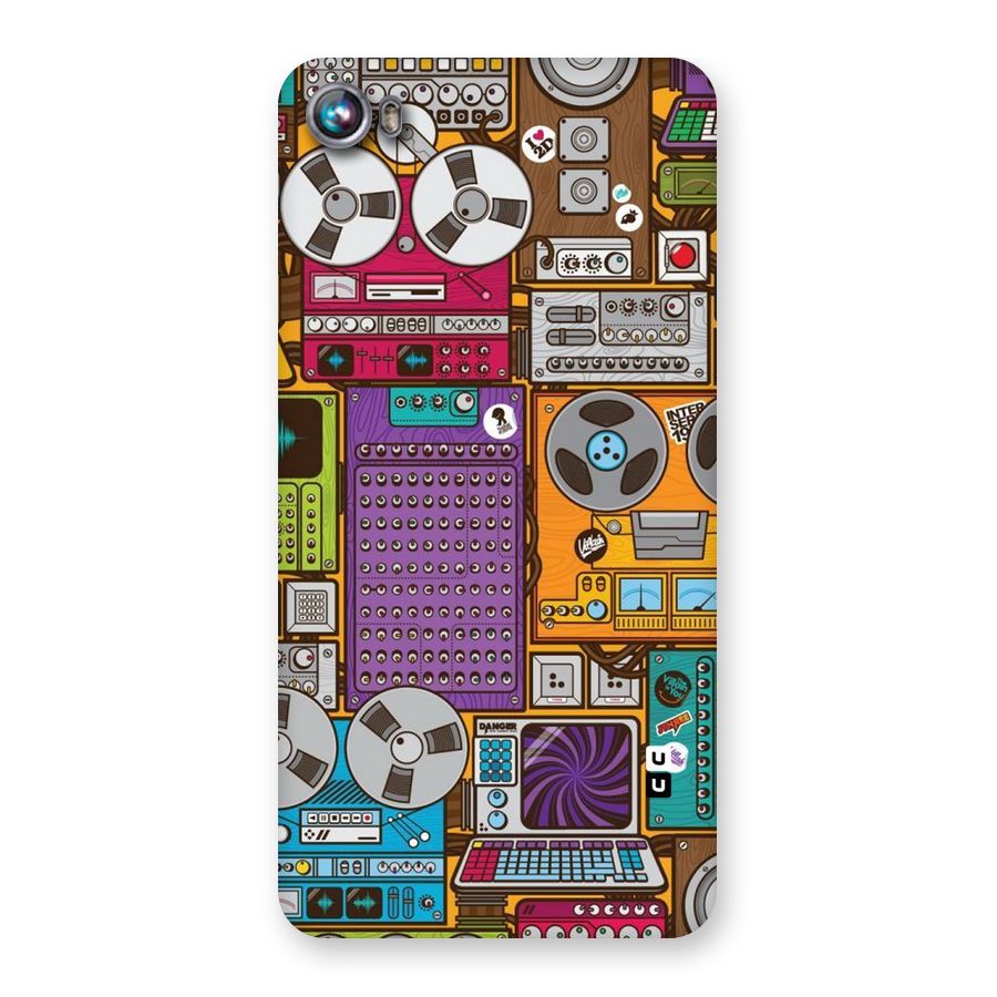 Music Decks Back Case for Micromax Canvas Fire 4 A107