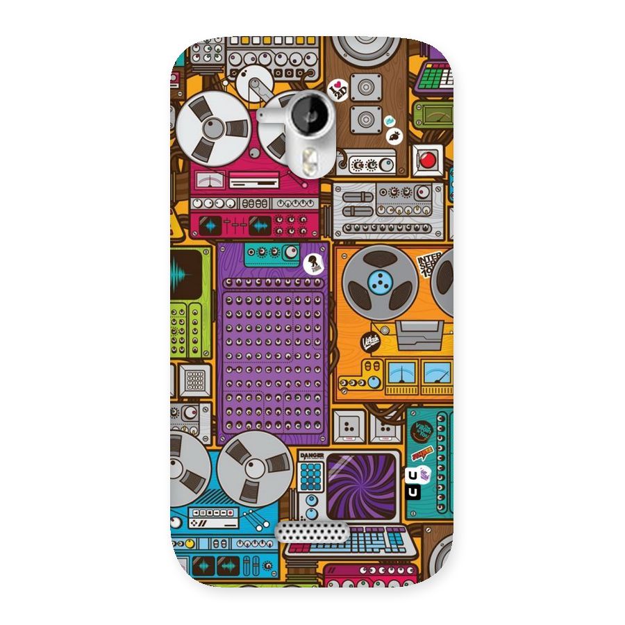 Music Decks Back Case for Micromax Canvas HD A116