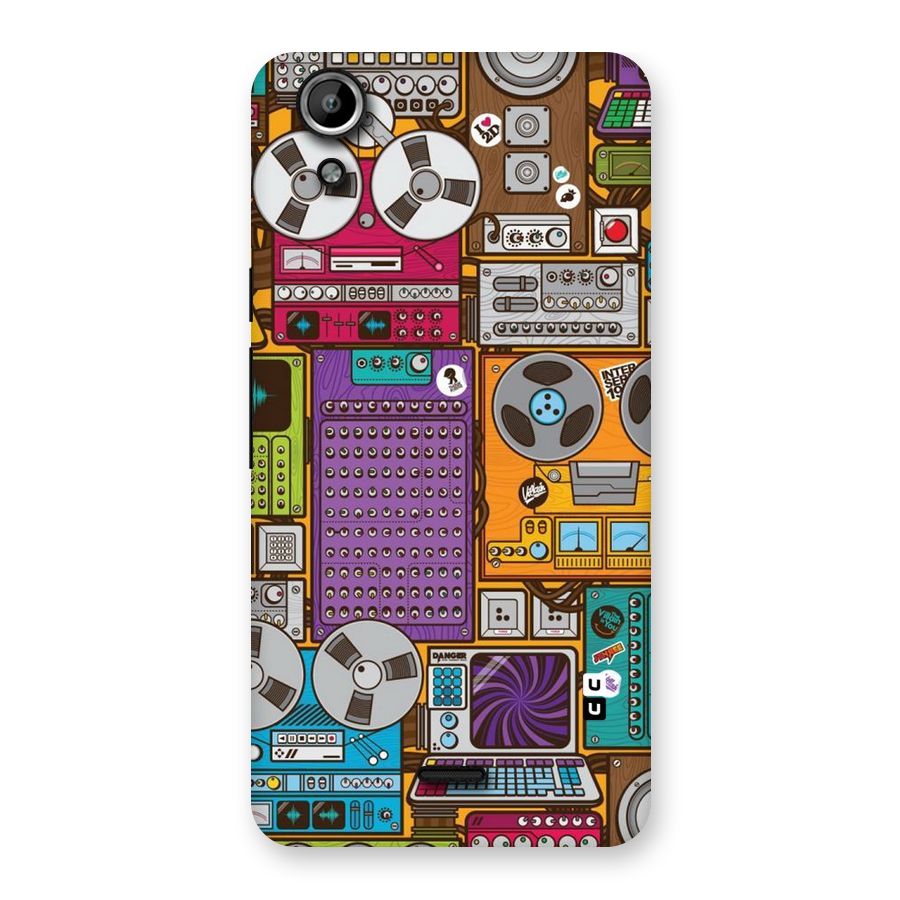 Music Decks Back Case for Micromax Canvas Selfie Lens Q345