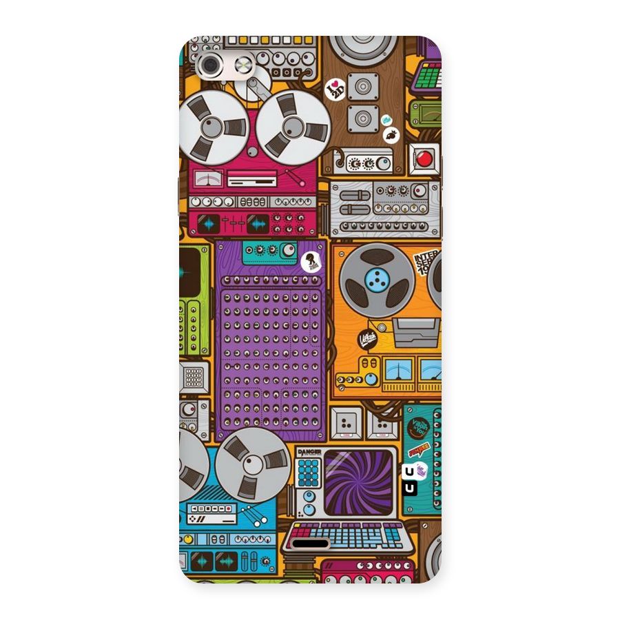Music Decks Back Case for Micromax Canvas Silver 5