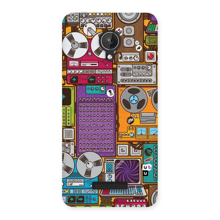 Music Decks Back Case for Micromax Canvas Spark Q380