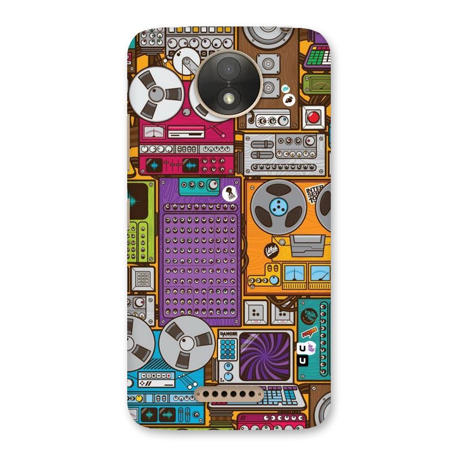 Music Decks Back Case for Moto C Plus