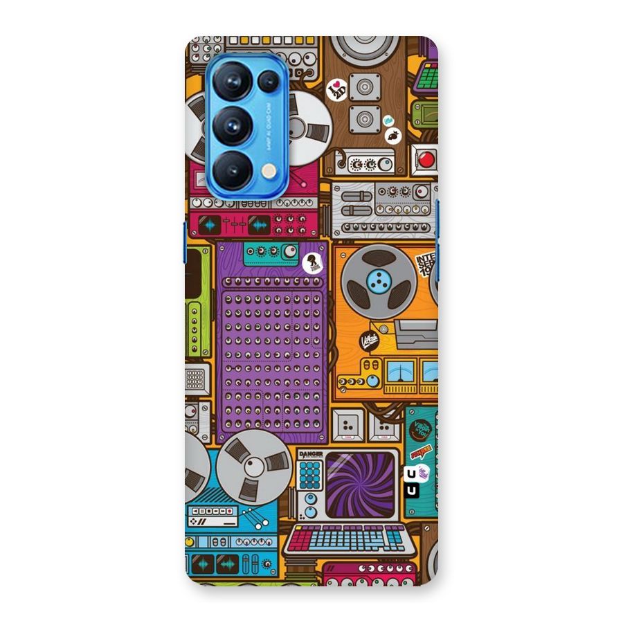 Music Decks Back Case for Oppo Reno5 Pro 5G