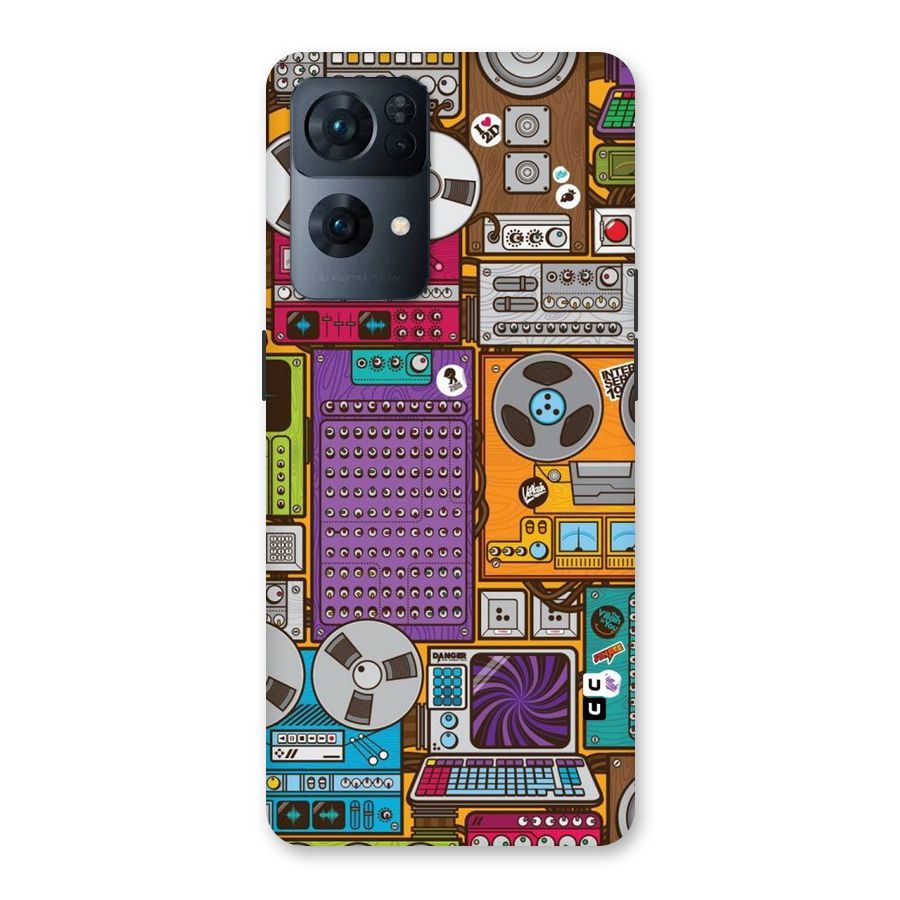Music Decks Back Case for Oppo Reno7 Pro 5G