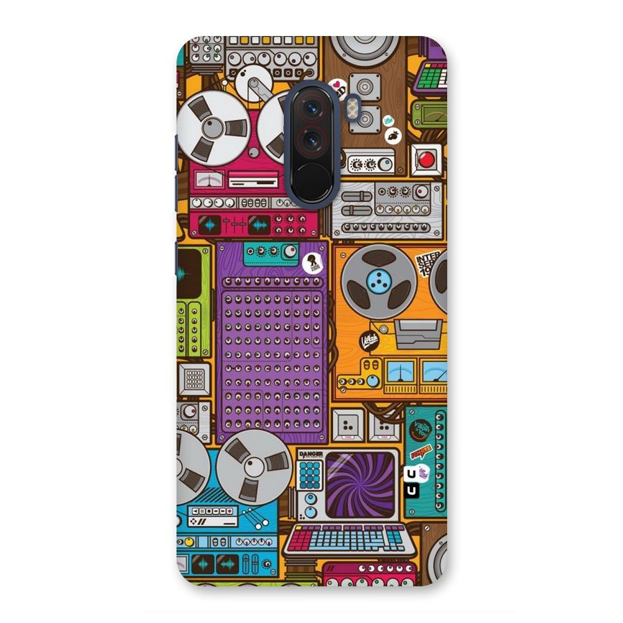 Music Decks Back Case for Poco F1
