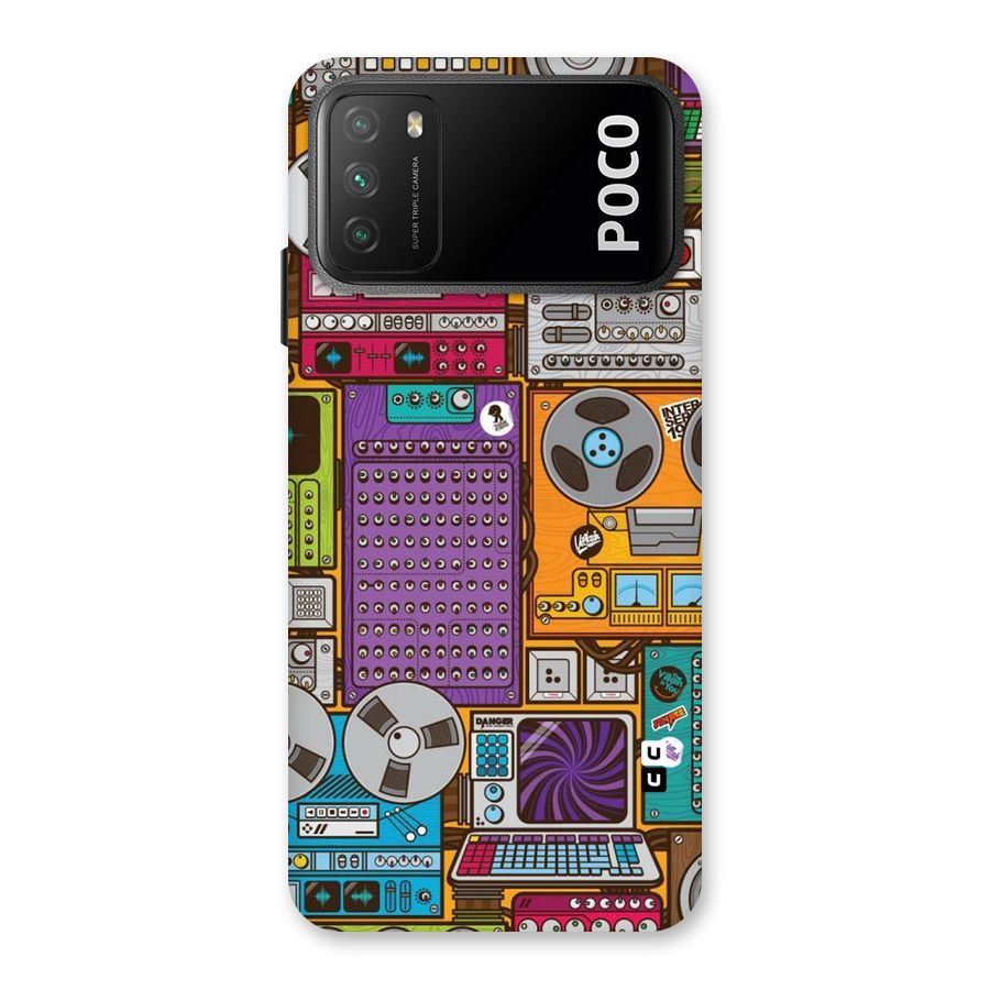 Music Decks Back Case for Poco M3