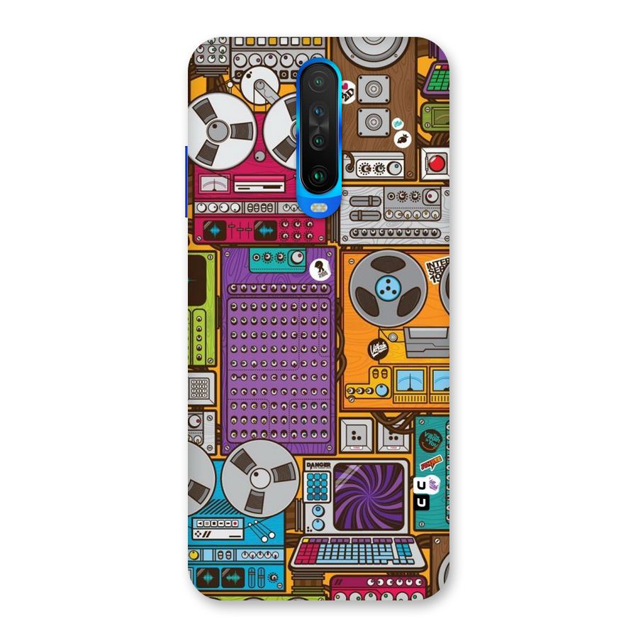 Music Decks Back Case for Poco X2