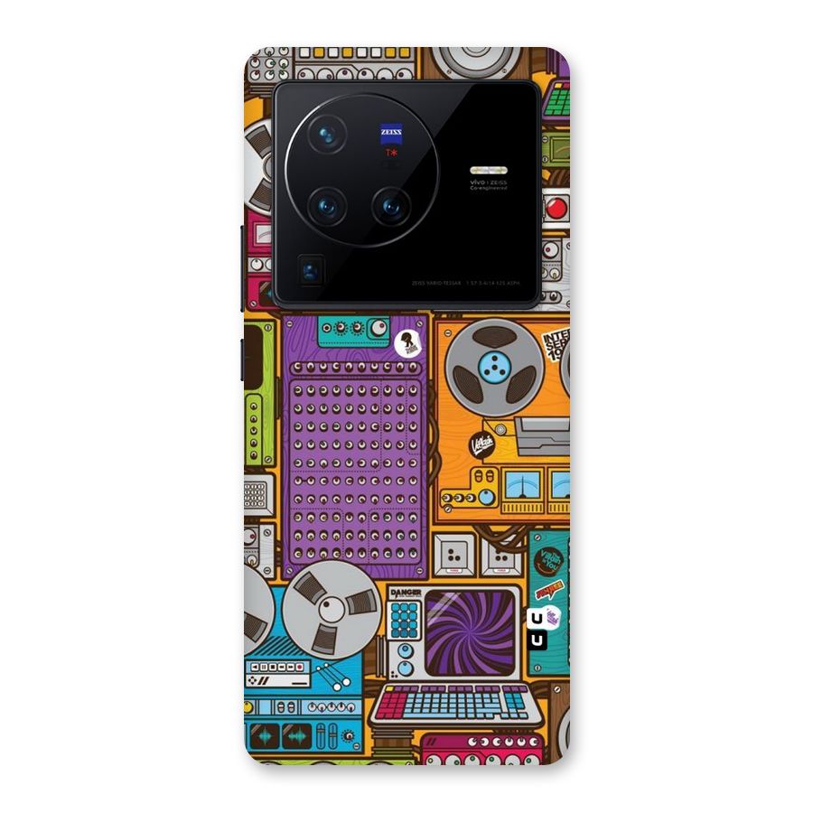 Music Decks Back Case for Vivo X80 Pro