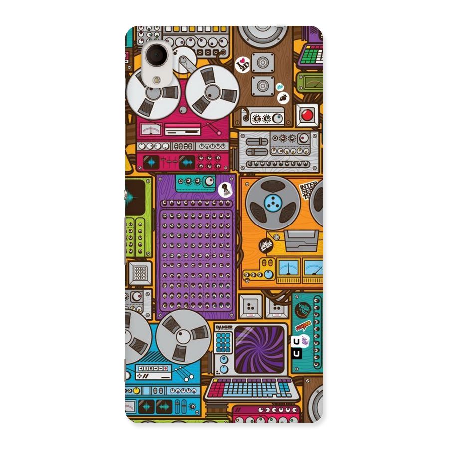 Music Decks Back Case for Xperia M4 Aqua