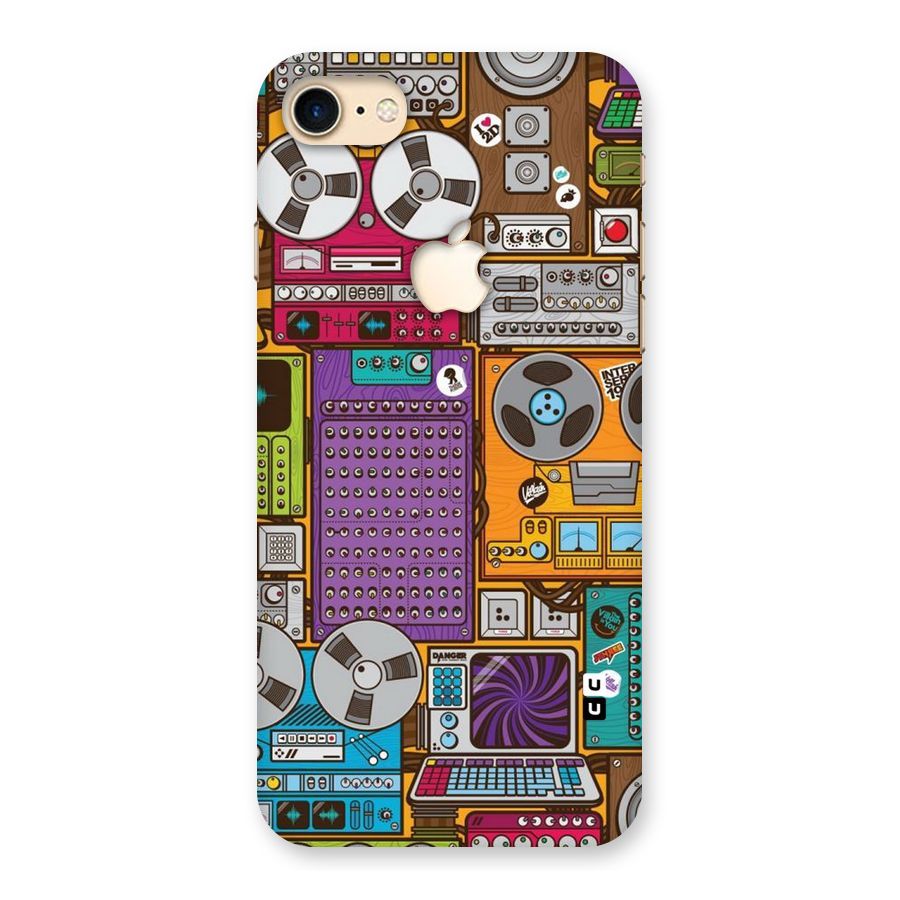 Music Decks Back Case for iPhone 7 Apple Cut