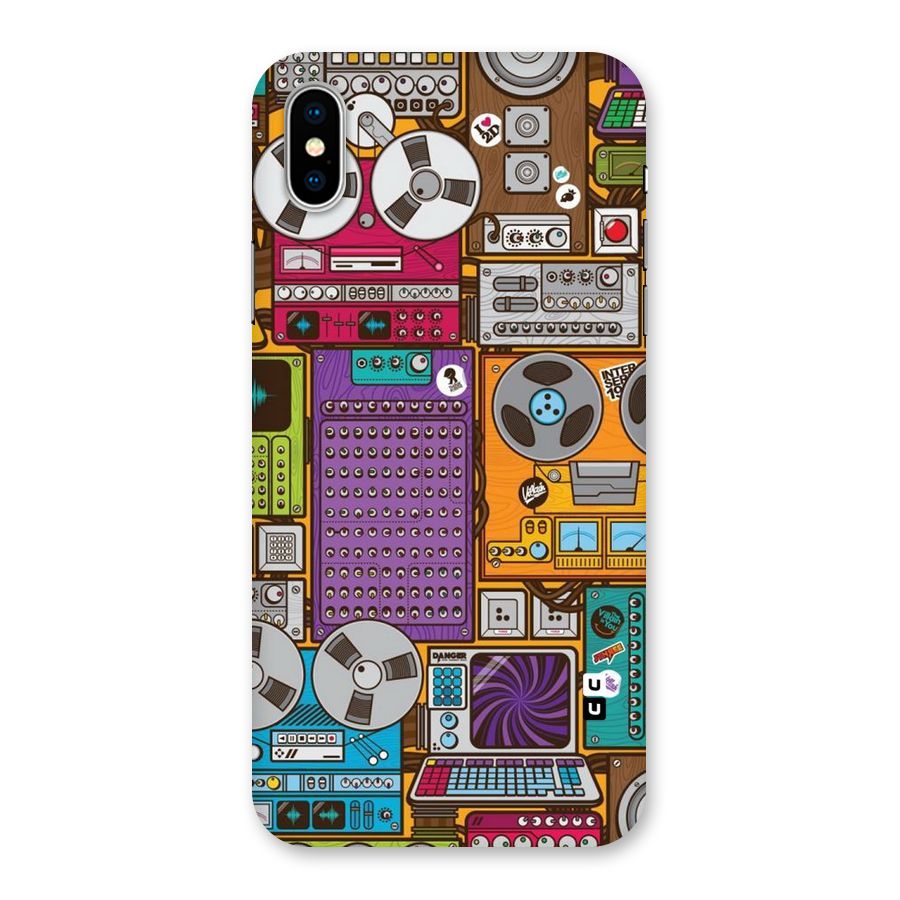Music Decks Back Case for iPhone XS