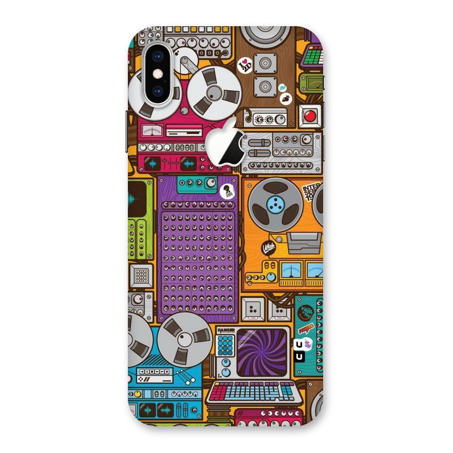 Music Decks Back Case for iPhone XS Max Apple Cut