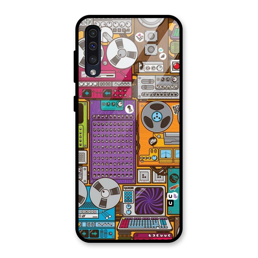 Music Decks Glass Back Case for Galaxy A30s