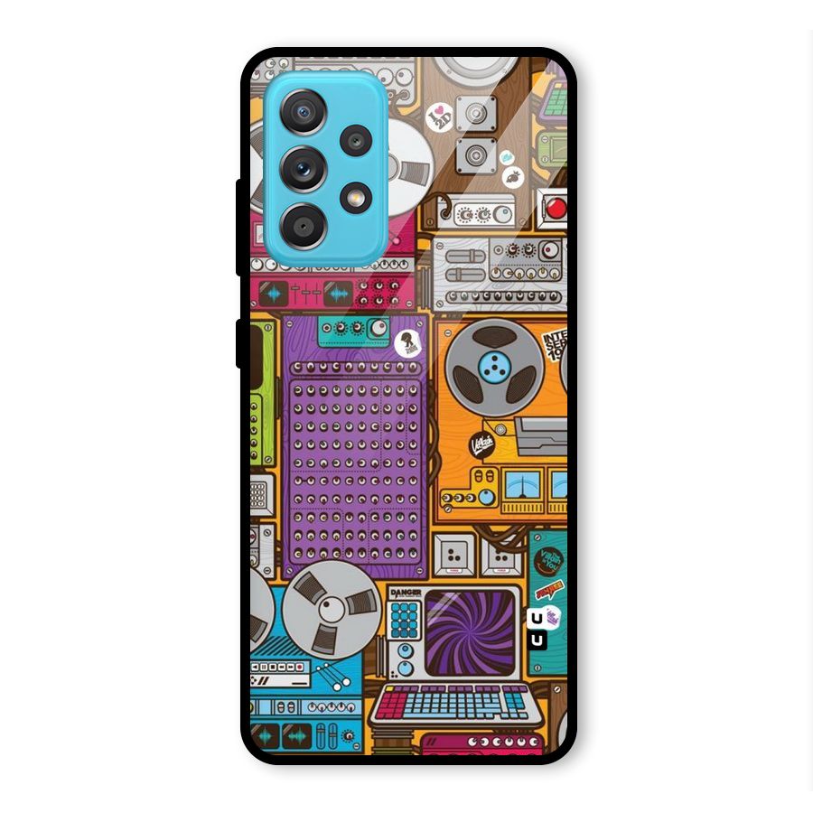 Music Decks Glass Back Case for Galaxy A52