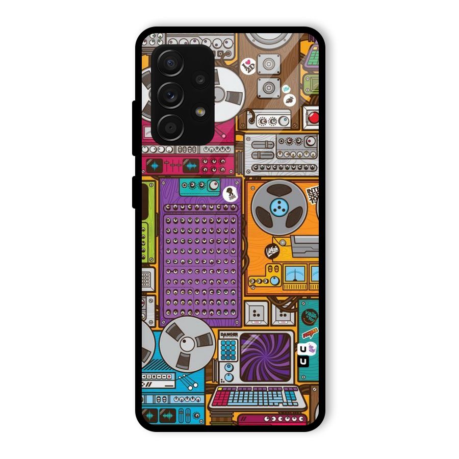 Music Decks Glass Back Case for Galaxy A53 5G