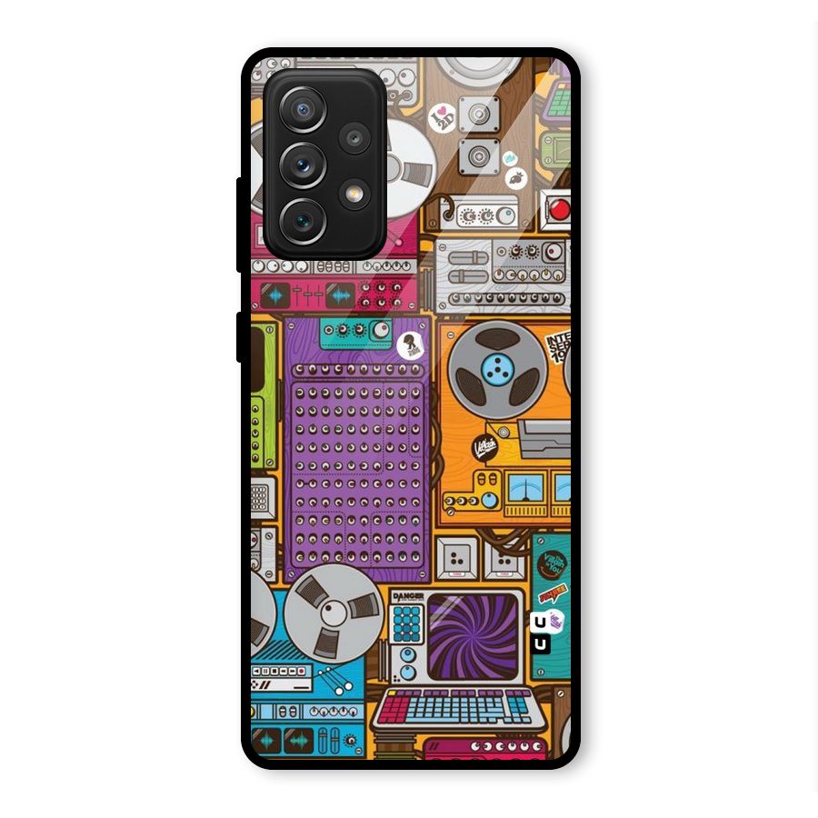 Music Decks Glass Back Case for Galaxy A72