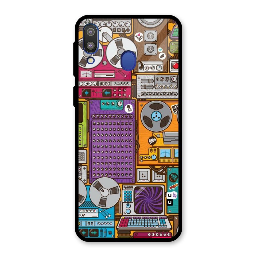 Music Decks Glass Back Case for Galaxy M20
