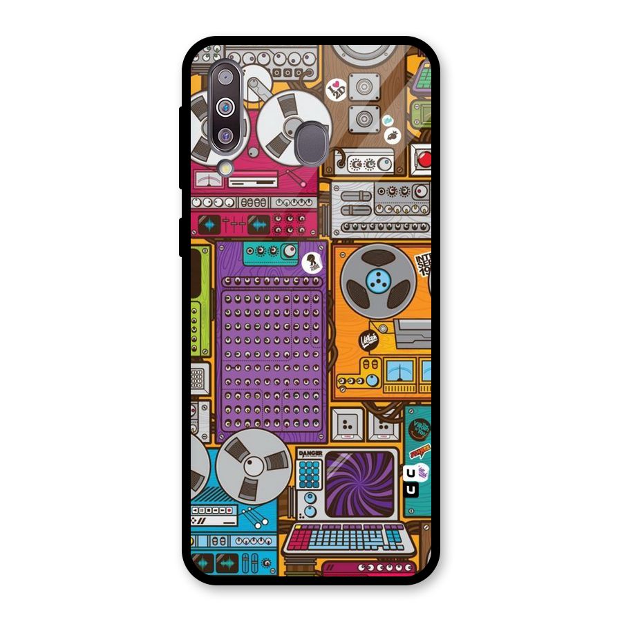 Music Decks Glass Back Case for Galaxy M30