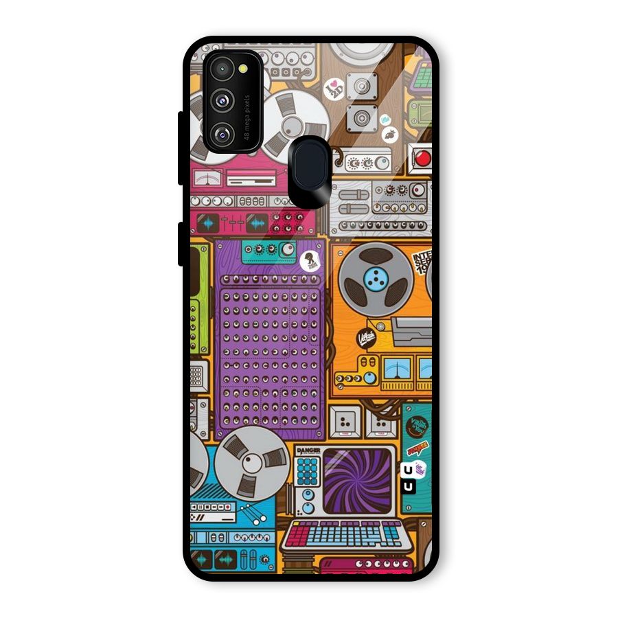 Music Decks Glass Back Case for Galaxy M30s