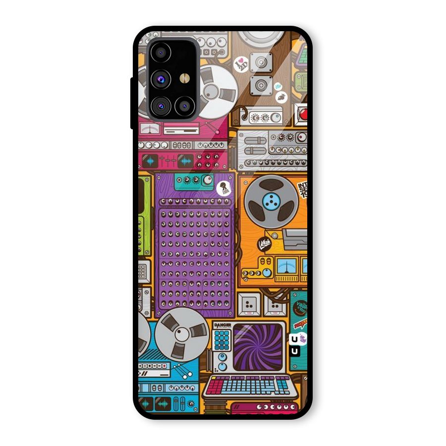 Music Decks Glass Back Case for Galaxy M31s