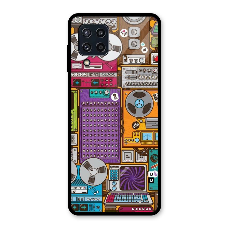 Music Decks Glass Back Case for Galaxy M32