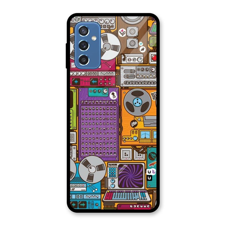 Music Decks Glass Back Case for Galaxy M52 5G
