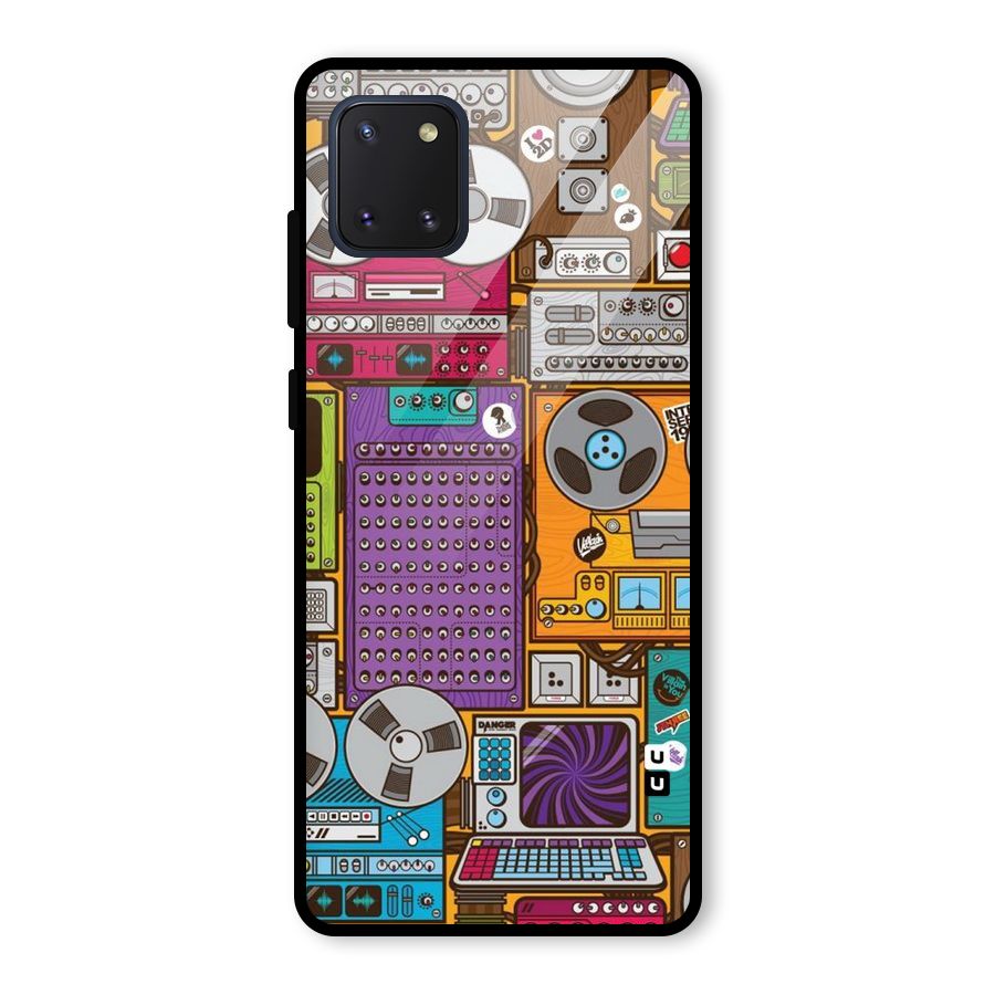 Music Decks Glass Back Case for Galaxy Note 10 Lite