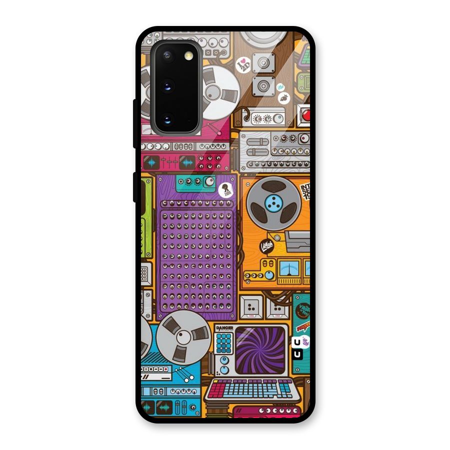 Music Decks Glass Back Case for Galaxy S20