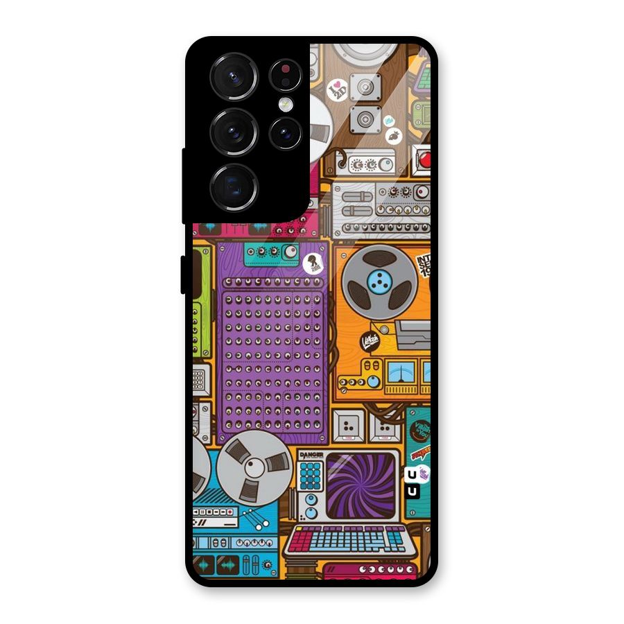 Music Decks Glass Back Case for Galaxy S21 Ultra 5G