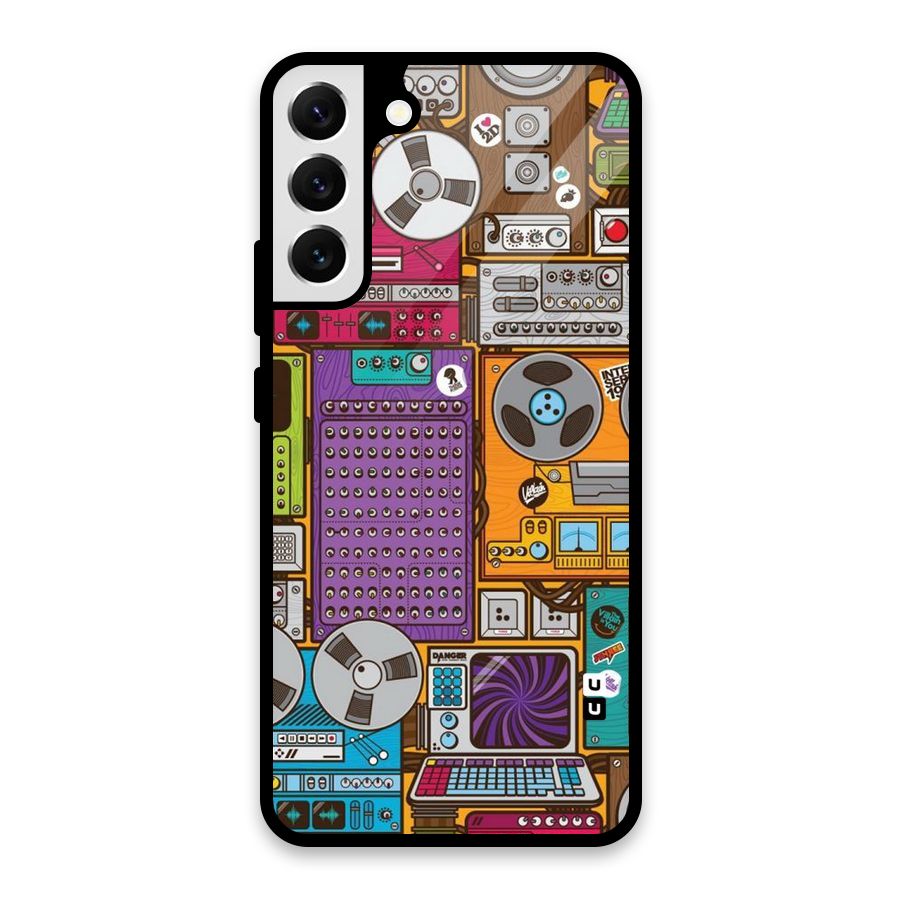 Music Decks Glass Back Case for Galaxy S22 Plus 5G