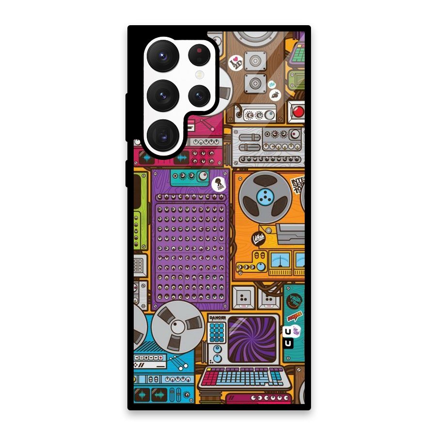 Music Decks Glass Back Case for Galaxy S22 Ultra 5G