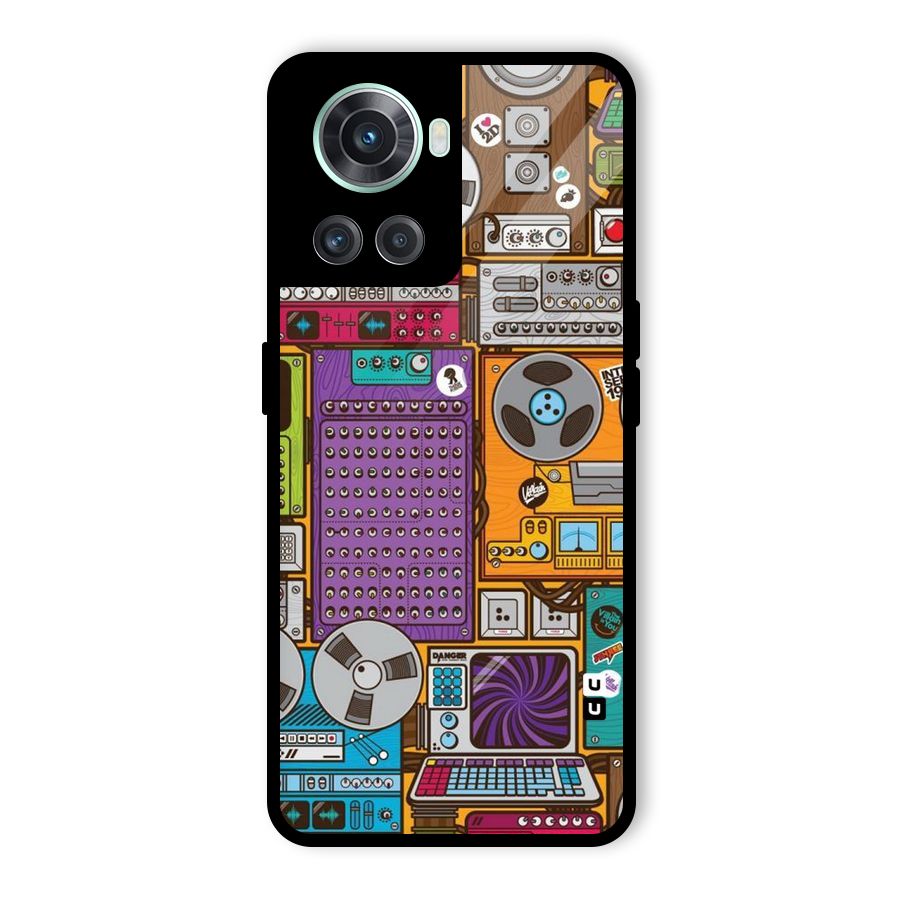 Music Decks Glass Back Case for OnePlus 10R