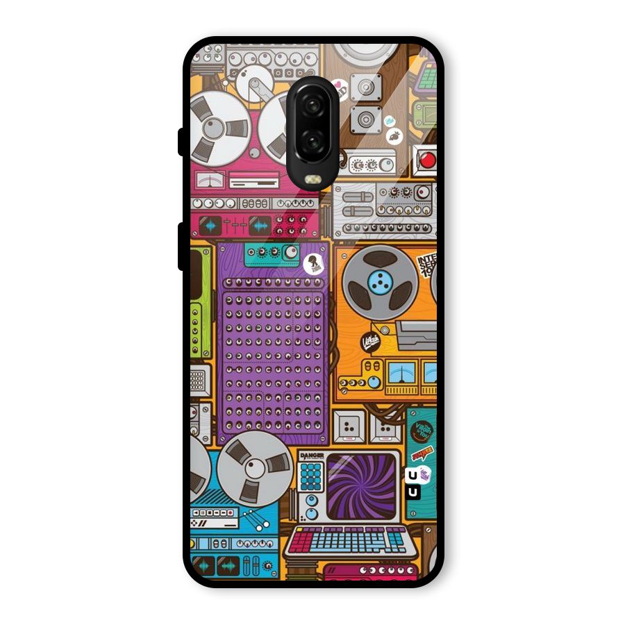 Music Decks Glass Back Case for OnePlus 6T