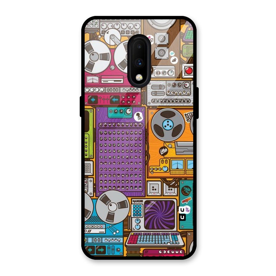 Music Decks Glass Back Case for OnePlus 7