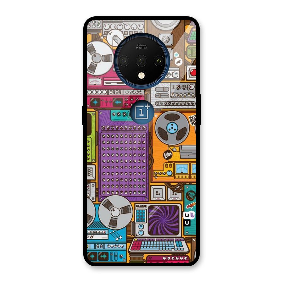 Music Decks Glass Back Case for OnePlus 7T