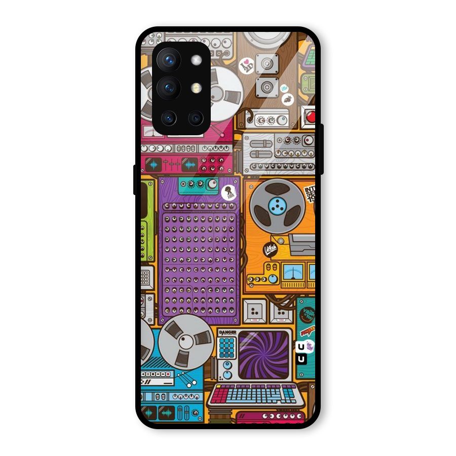 Music Decks Glass Back Case for OnePlus 9R