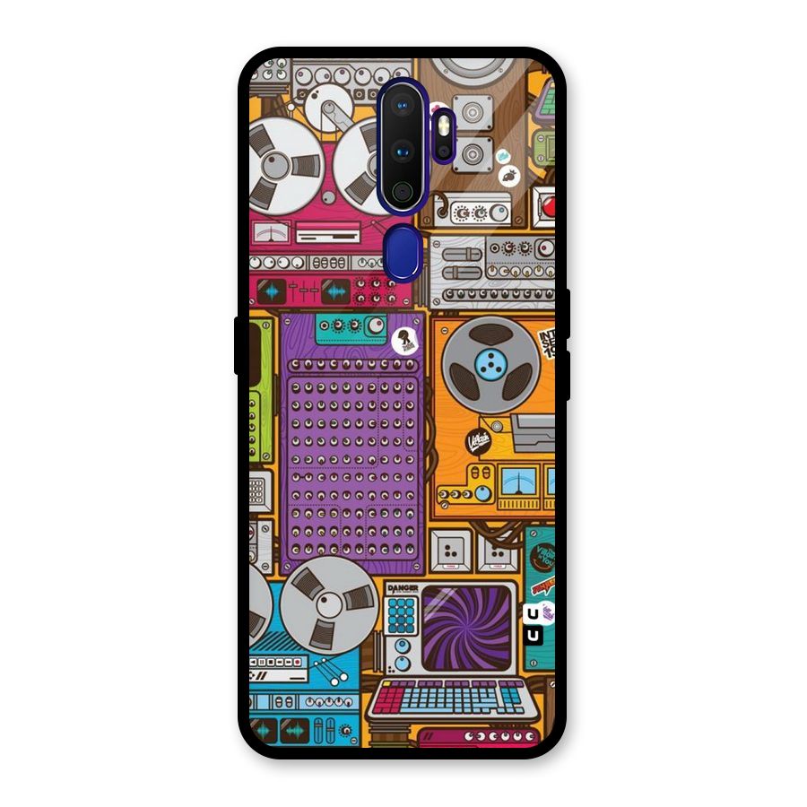 Music Decks Glass Back Case for Oppo A9 (2020)
