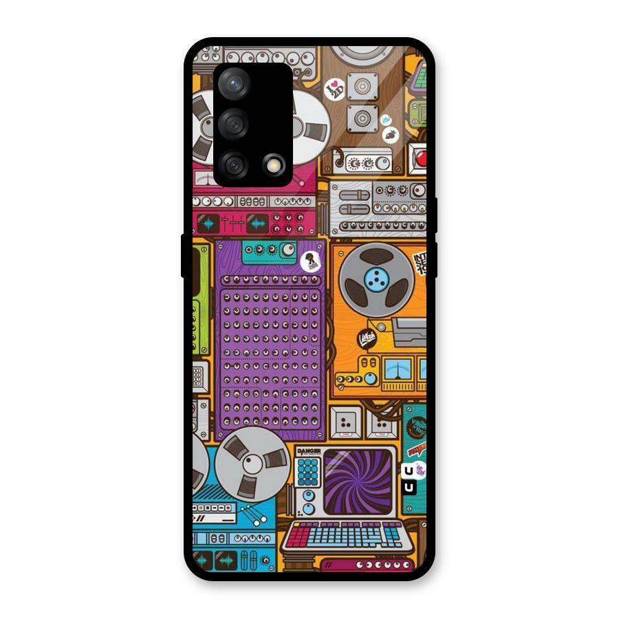 Music Decks Glass Back Case for Oppo F19