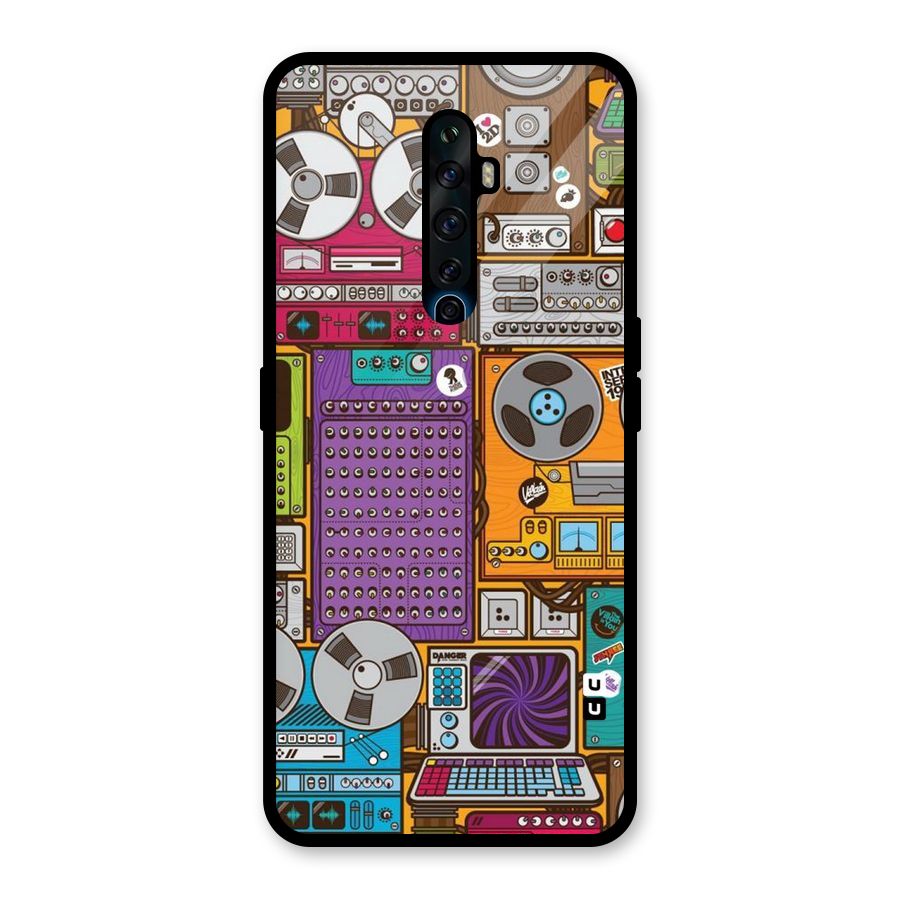 Music Decks Glass Back Case for Oppo Reno2 F
