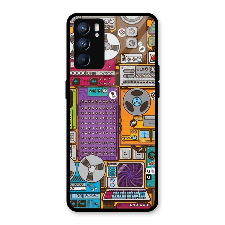 Music Decks Glass Back Case for Oppo Reno6 5G