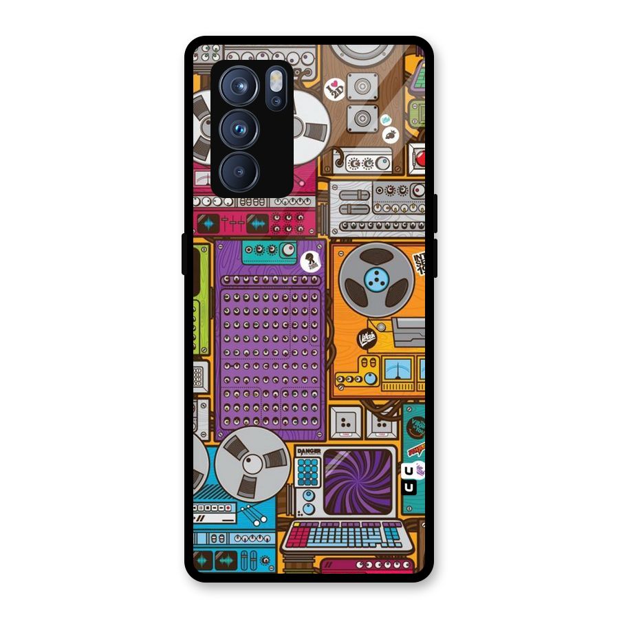 Music Decks Glass Back Case for Oppo Reno6 Pro 5G
