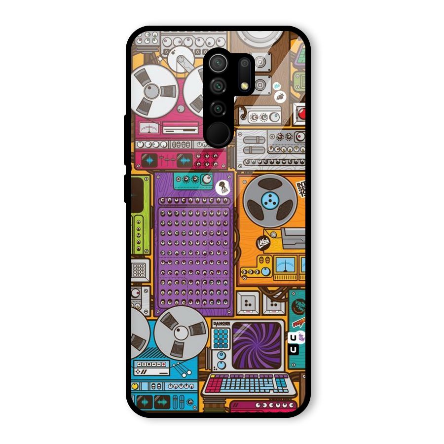 Music Decks Glass Back Case for Poco M2