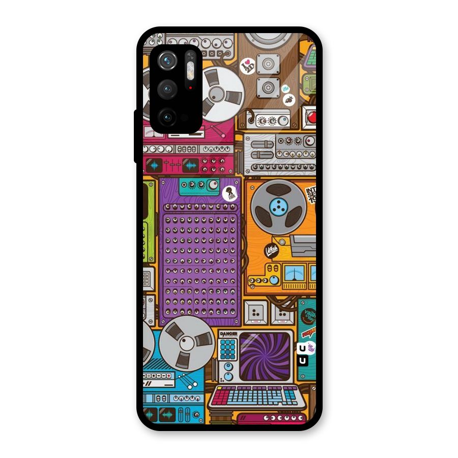 Music Decks Glass Back Case for Poco M3 Pro 5G
