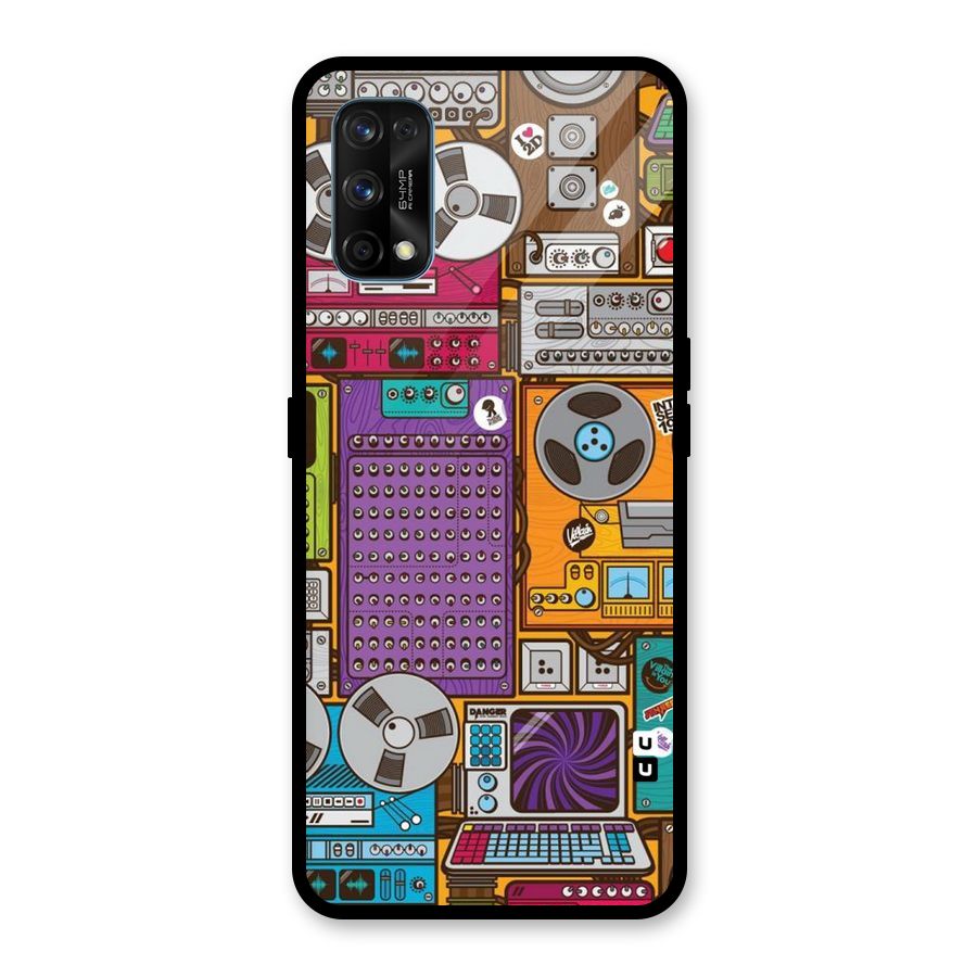 Music Decks Glass Back Case for Realme 7 Pro