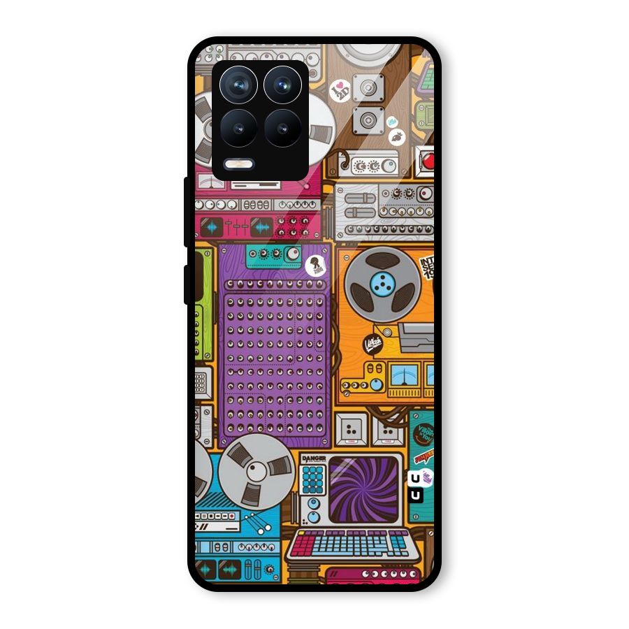 Music Decks Glass Back Case for Realme 8