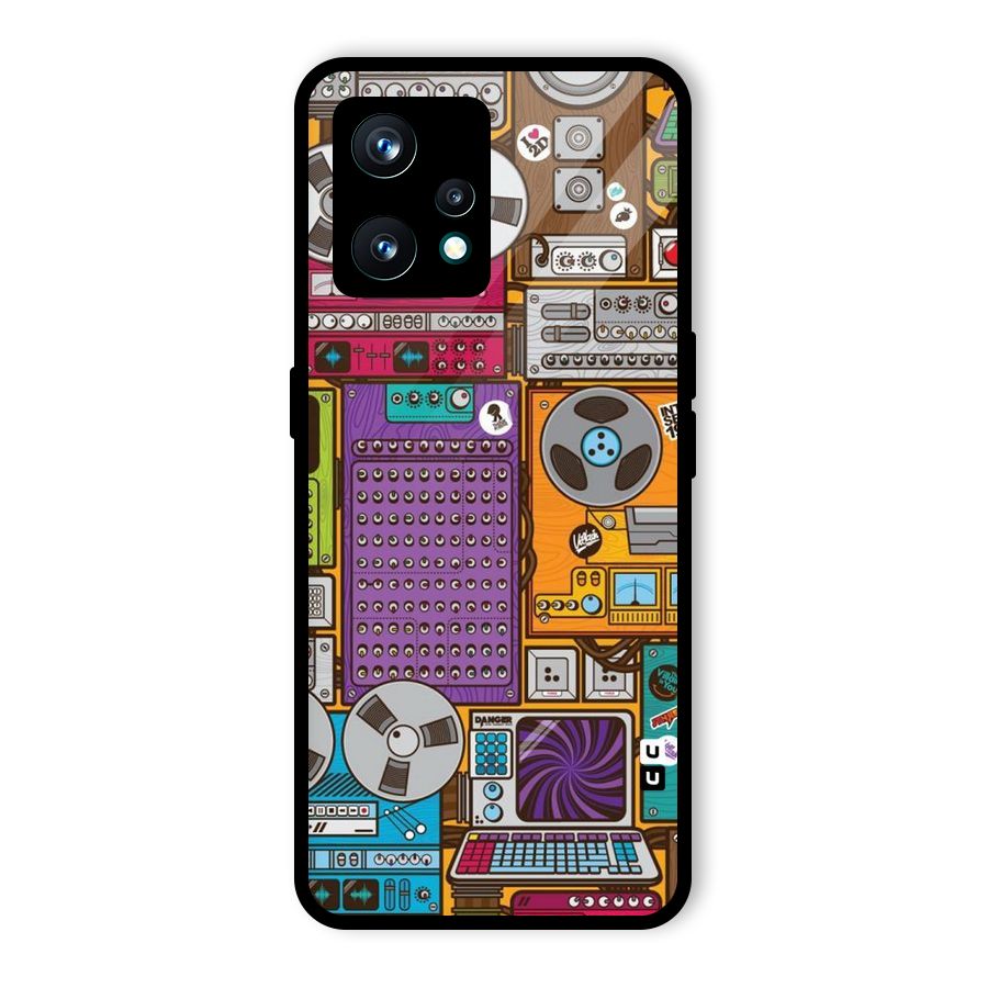 Music Decks Glass Back Case for Realme 9 Pro Plus 5G