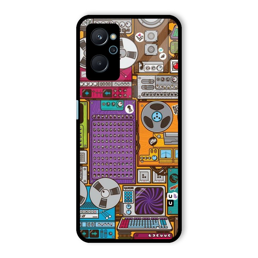 Music Decks Glass Back Case for Realme 9i