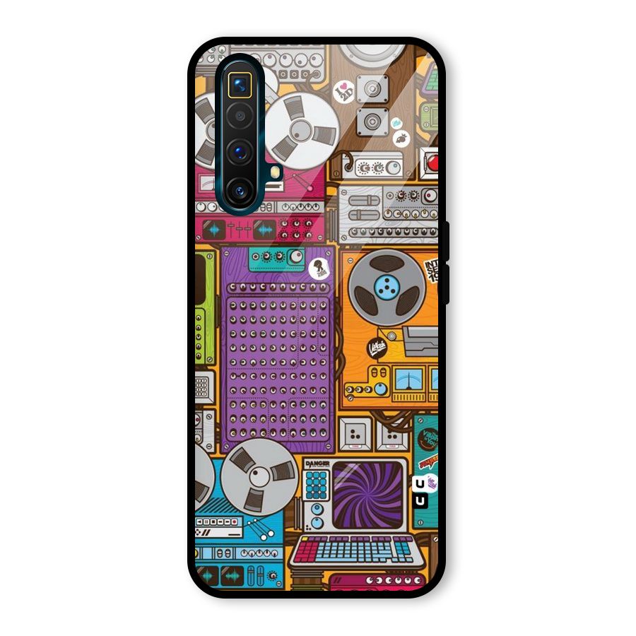 Music Decks Glass Back Case for Realme X3